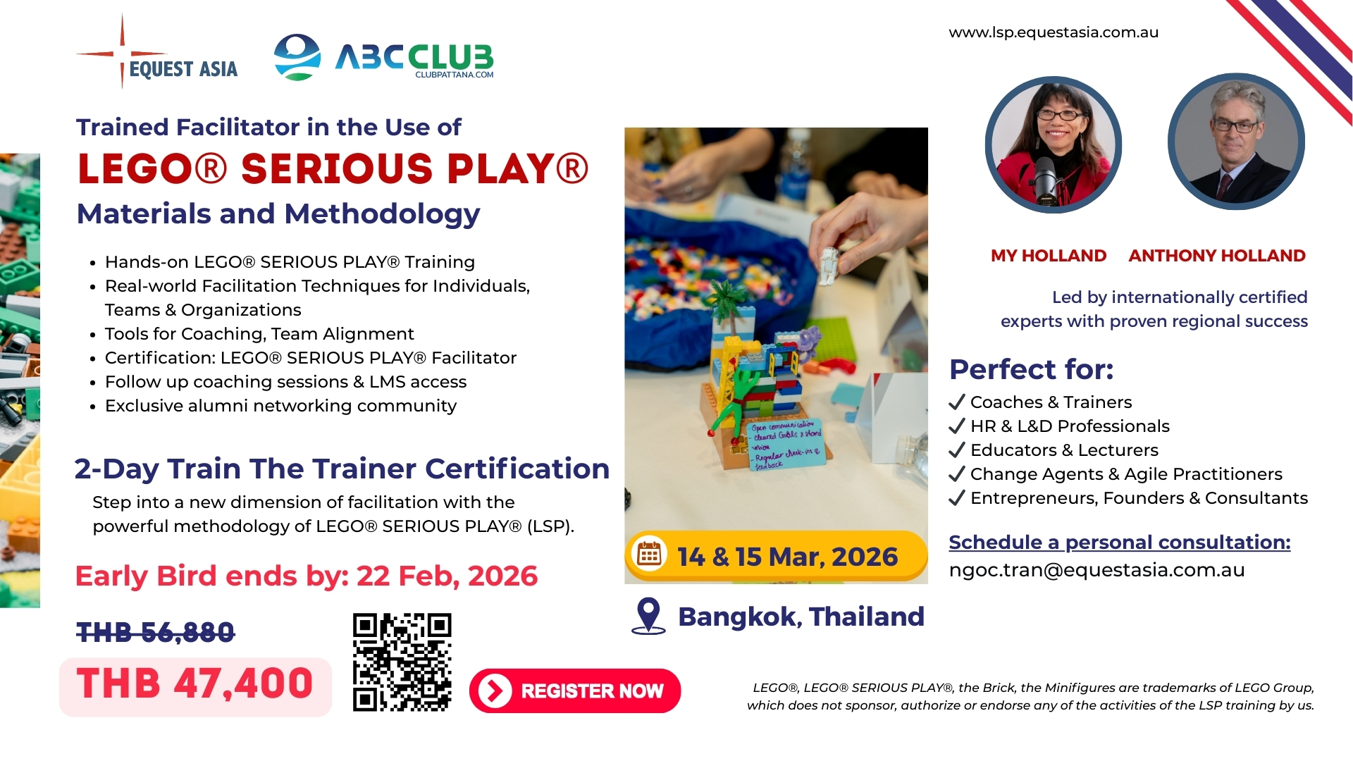 [bangkok] Train-the-Trainer Certification in the Use of LEGO® SERIOUS PLAY® Methodology